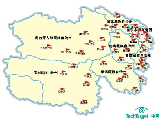 青海省县级财政应用支撑平台部署范围拓扑图