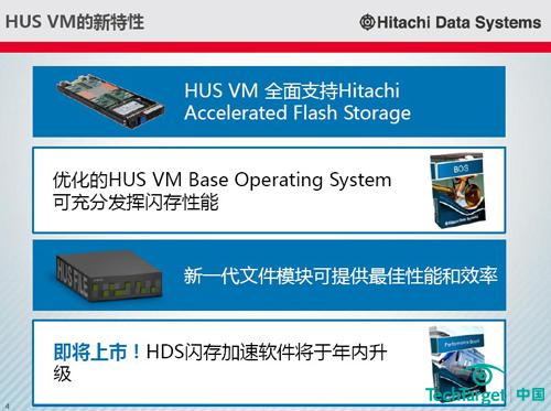 新版HUS VM将全面支持HDS专有的加速闪存模块