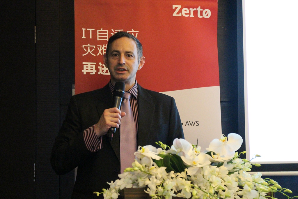 Zerto公司亚太及日本区副总裁Andrew Martin